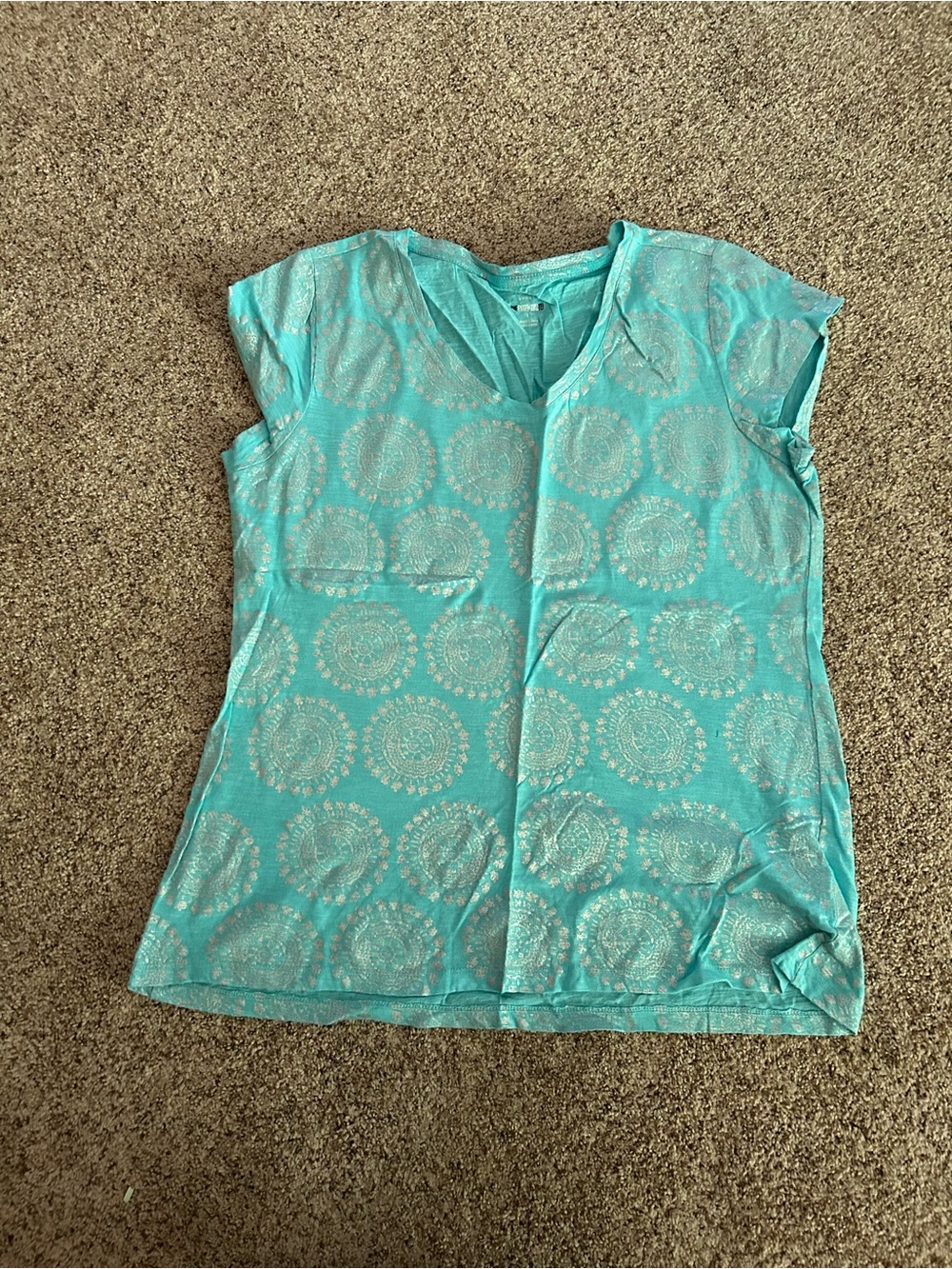 Large Style & Co. V-Neck Top